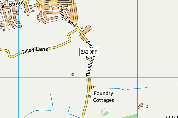BA2 0FF map - OS VectorMap District (Ordnance Survey)