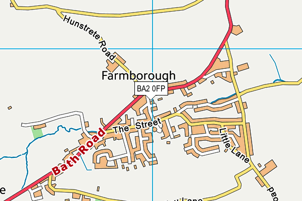 BA2 0FP map - OS VectorMap District (Ordnance Survey)