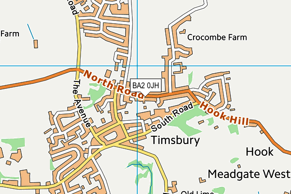 Map of TIMSBURY SERVICE STATION LTD at district scale