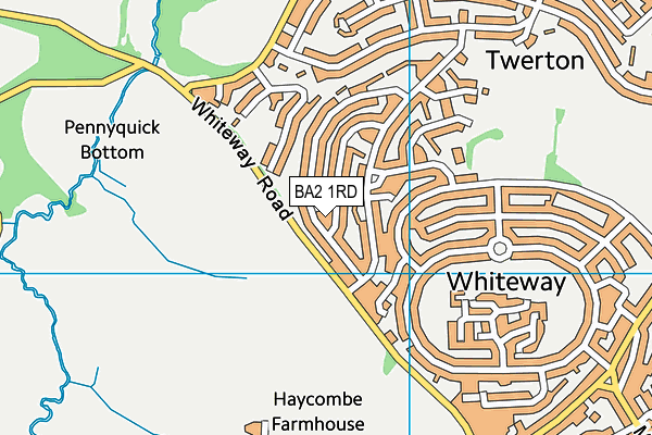 BA2 1RD map - OS VectorMap District (Ordnance Survey)