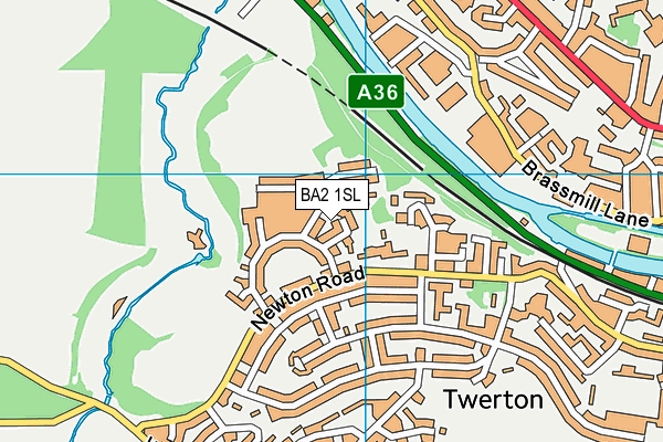 BA2 1SL map - OS VectorMap District (Ordnance Survey)