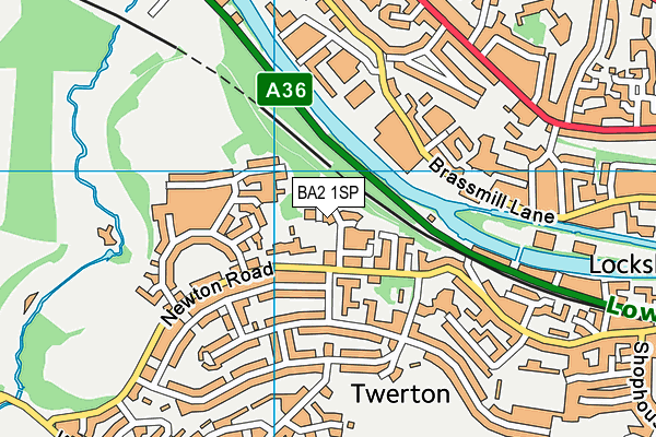 BA2 1SP map - OS VectorMap District (Ordnance Survey)