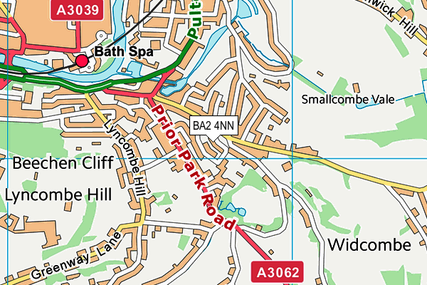 BA2 4NN map - OS VectorMap District (Ordnance Survey)