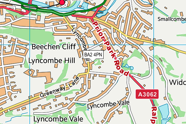 BA2 4PN map - OS VectorMap District (Ordnance Survey)