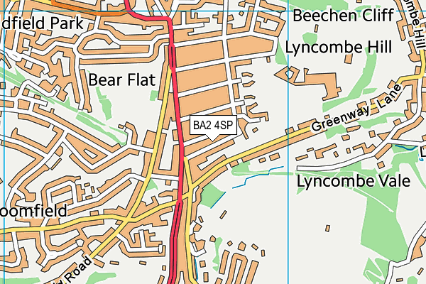 Map of 6 DEVONSHIRE BUILDINGS (BATH) LIMITED at district scale