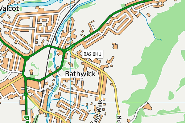 King Edward's School map (BA2 6HU) - OS VectorMap District (Ordnance Survey)