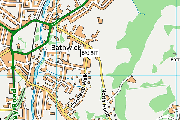 BA2 6JT map - OS VectorMap District (Ordnance Survey)