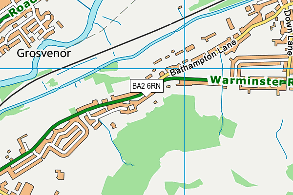 BA2 6RN map - OS VectorMap District (Ordnance Survey)