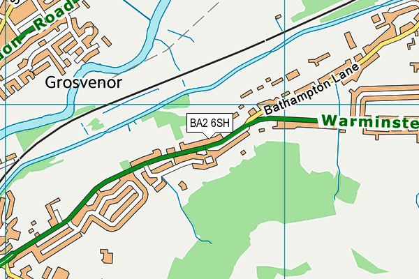 BA2 6SH map - OS VectorMap District (Ordnance Survey)