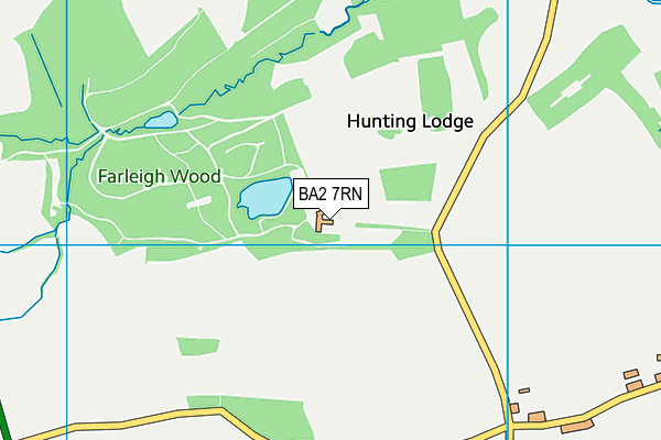 BA2 7RN map - OS VectorMap District (Ordnance Survey)