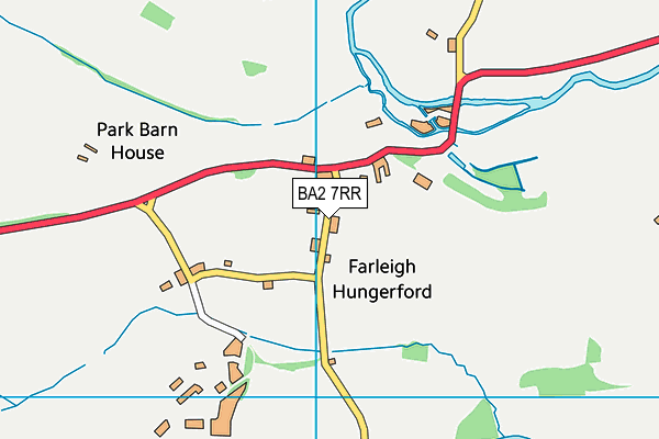 BA2 7RR map - OS VectorMap District (Ordnance Survey)
