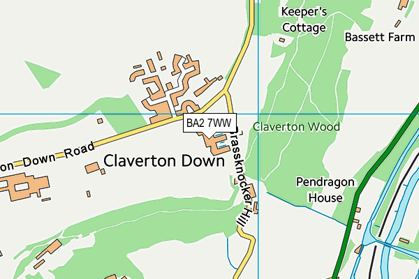 Map of BATH HOTEL AND SPA LIMITED at district scale