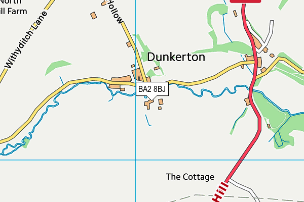 BA2 8BJ map - OS VectorMap District (Ordnance Survey)