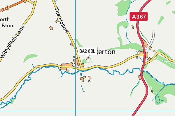 BA2 8BL map - OS VectorMap District (Ordnance Survey)