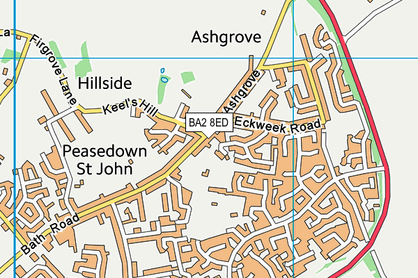 Map of ASHGROVE 26ABC LTD at district scale