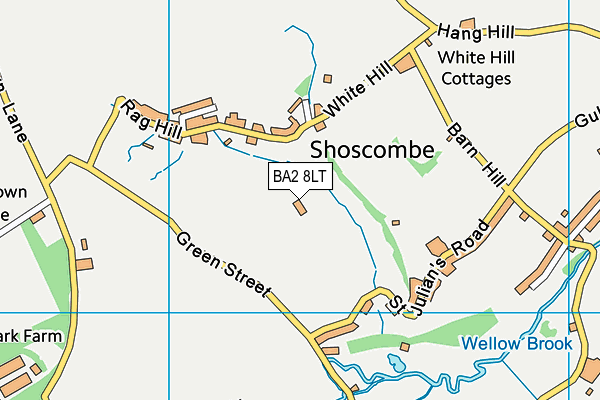 BA2 8LT map - OS VectorMap District (Ordnance Survey)