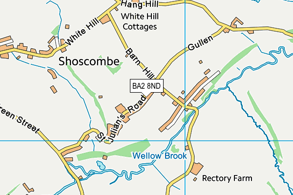 BA2 8ND map - OS VectorMap District (Ordnance Survey)