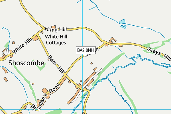 BA2 8NH map - OS VectorMap District (Ordnance Survey)
