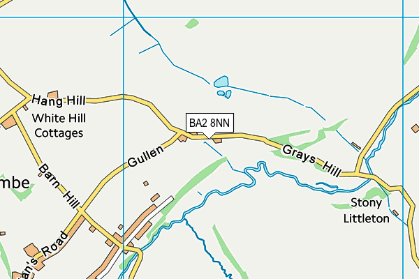 BA2 8NN map - OS VectorMap District (Ordnance Survey)