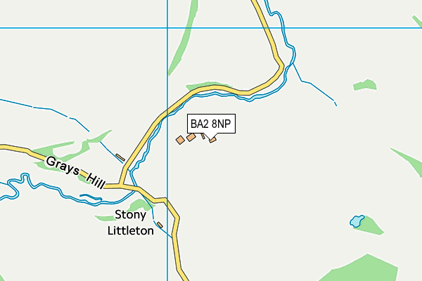 BA2 8NP map - OS VectorMap District (Ordnance Survey)