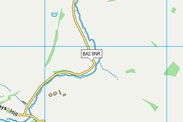 BA2 8NR map - OS VectorMap District (Ordnance Survey)