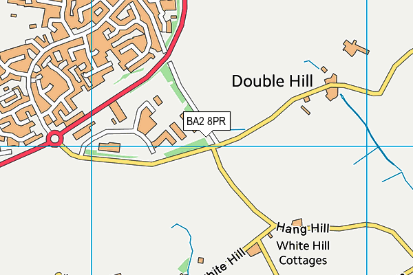 BA2 8PR map - OS VectorMap District (Ordnance Survey)