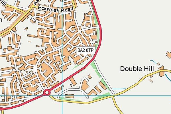 BA2 8TP map - OS VectorMap District (Ordnance Survey)