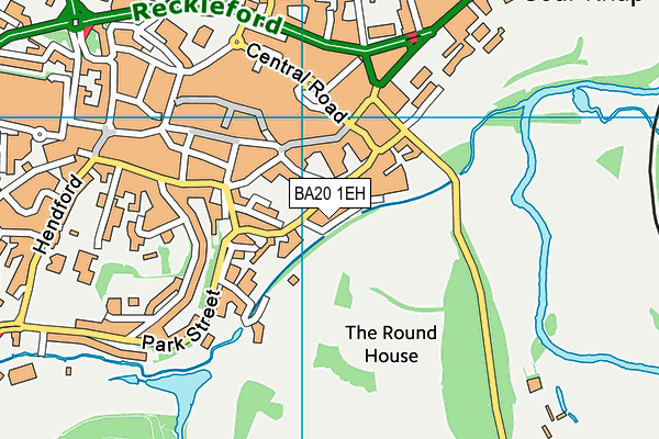 BA20 1EH map - OS VectorMap District (Ordnance Survey)