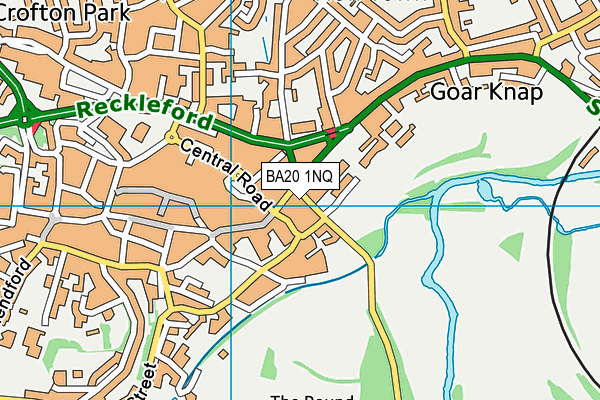 BA20 1NQ map - OS VectorMap District (Ordnance Survey)