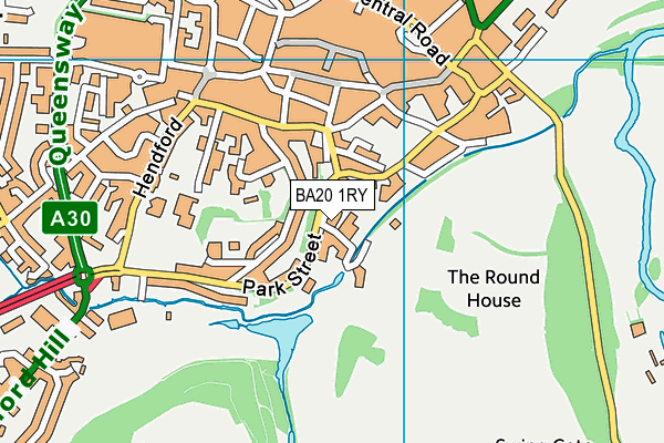 BA20 1RY map - OS VectorMap District (Ordnance Survey)
