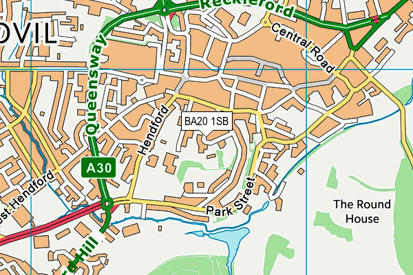 BA20 1SB map - OS VectorMap District (Ordnance Survey)