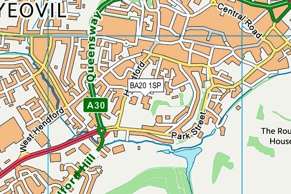 BA20 1SP map - OS VectorMap District (Ordnance Survey)