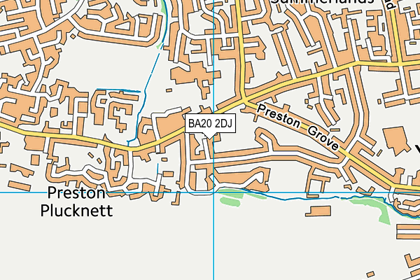 BA20 2DJ map - OS VectorMap District (Ordnance Survey)