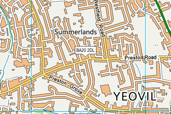 BA20 2DL map - OS VectorMap District (Ordnance Survey)
