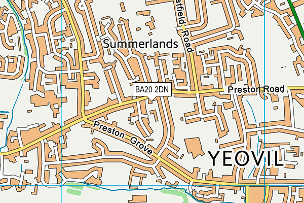 BA20 2DN map - OS VectorMap District (Ordnance Survey)