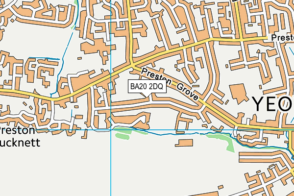 BA20 2DQ map - OS VectorMap District (Ordnance Survey)