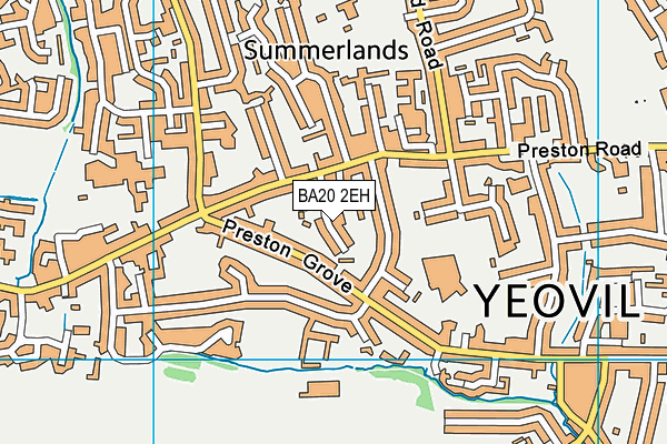 BA20 2EH map - OS VectorMap District (Ordnance Survey)