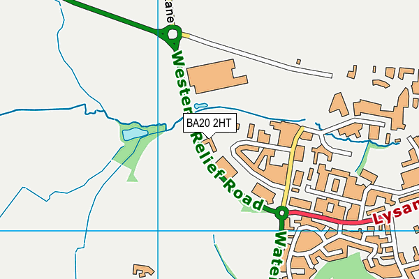 BA20 2HT map - OS VectorMap District (Ordnance Survey)