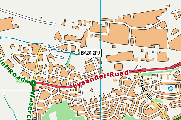 BA20 2PJ map - OS VectorMap District (Ordnance Survey)