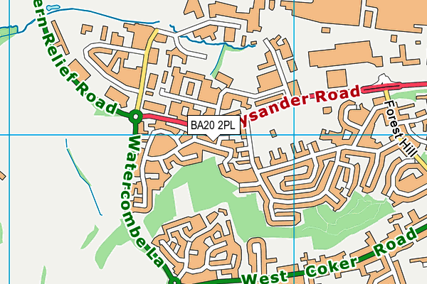 BA20 2PL map - OS VectorMap District (Ordnance Survey)