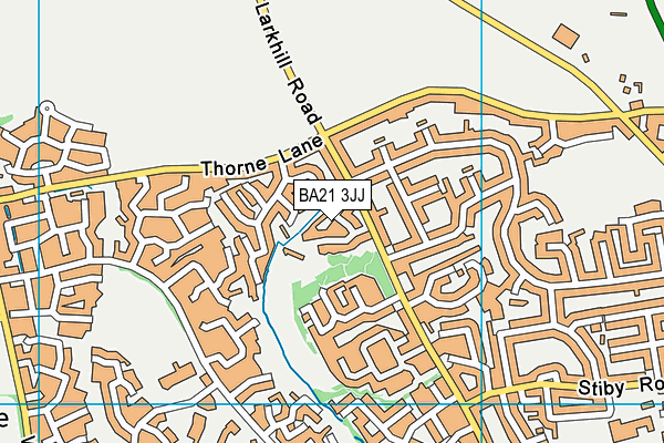 BA21 3JJ map - OS VectorMap District (Ordnance Survey)