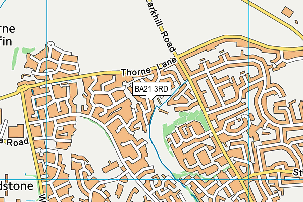 BA21 3RD map - OS VectorMap District (Ordnance Survey)