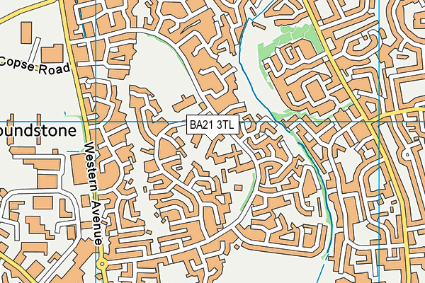 BA21 3TL map - OS VectorMap District (Ordnance Survey)