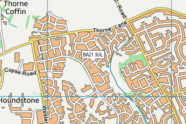 Map of T & J PROPERTIES (YEOVIL) LTD at district scale