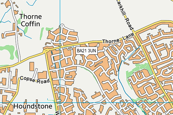 BA21 3UN map - OS VectorMap District (Ordnance Survey)