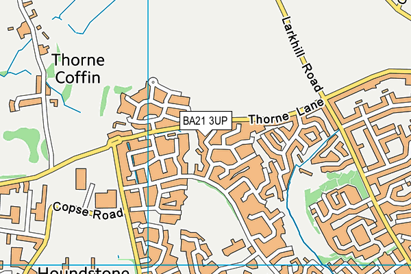 BA21 3UP map - OS VectorMap District (Ordnance Survey)
