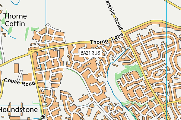 BA21 3US map - OS VectorMap District (Ordnance Survey)