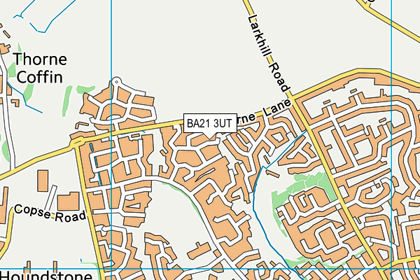 BA21 3UT map - OS VectorMap District (Ordnance Survey)