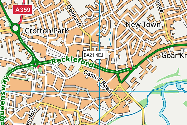 BA21 4EJ map - OS VectorMap District (Ordnance Survey)