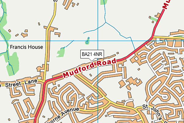 BA21 4NR map - OS VectorMap District (Ordnance Survey)